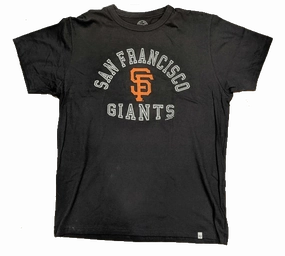 47 BRAND Men MLB San Francisco Giants Black Flanker T-shirt