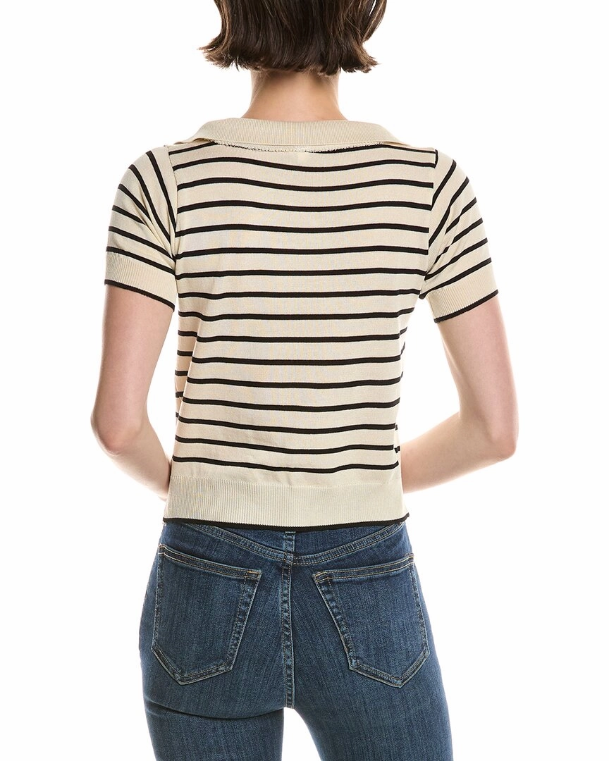 Abbey Cropped Polo Top