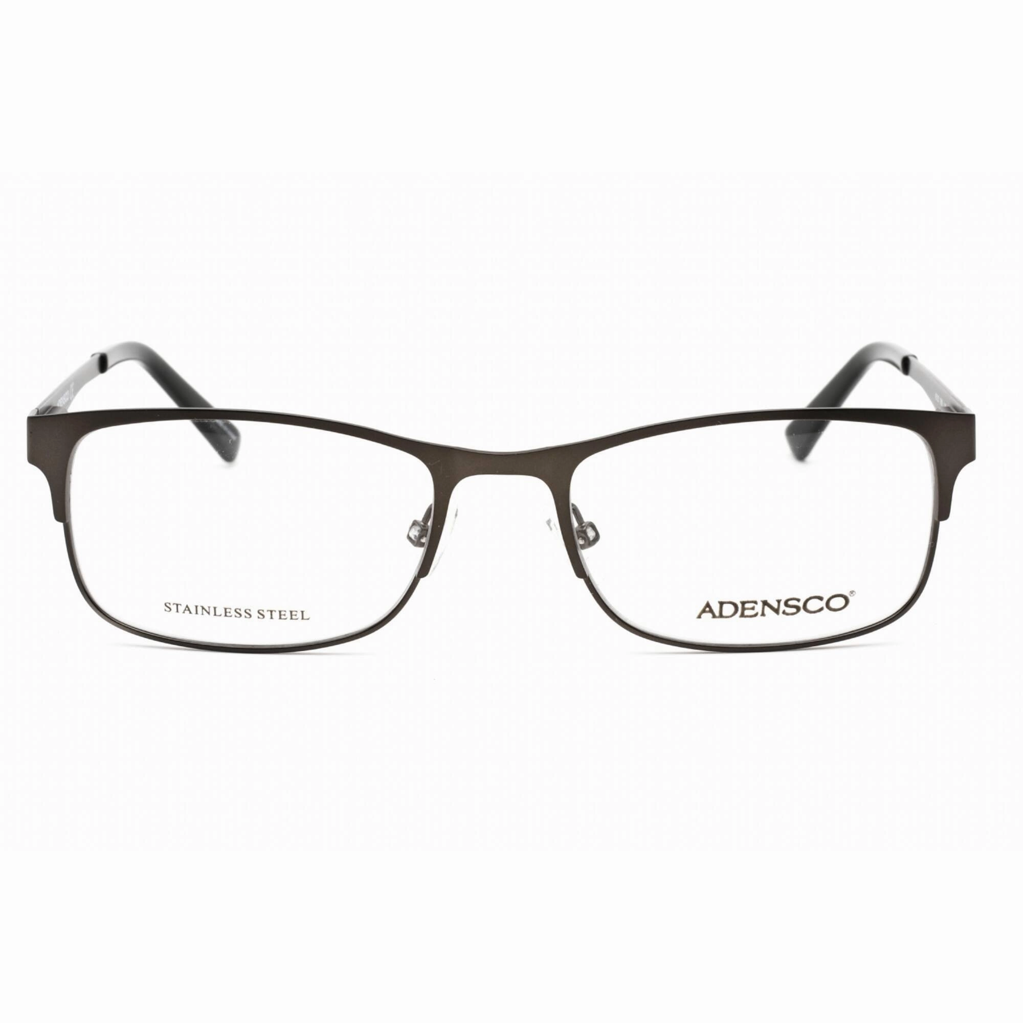 Adensco Men's Eyeglasses - Full Rim Matte Dark Ruthenium Plastic | AD 125 0R80 00