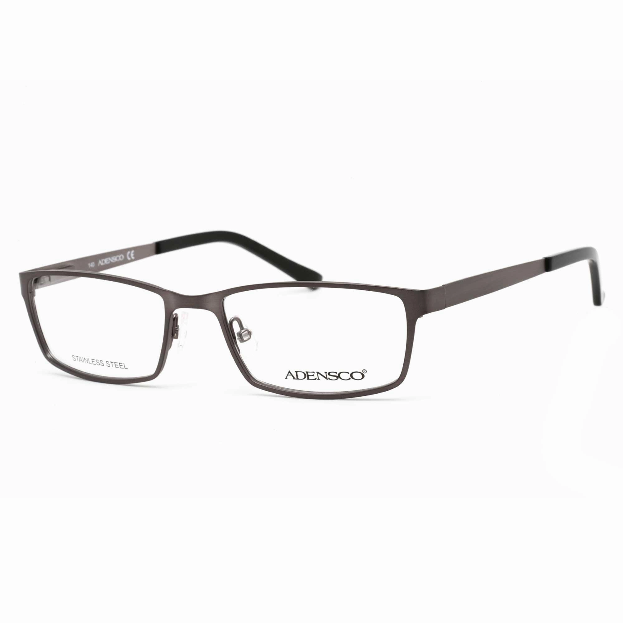 Adensco Men's Eyeglasses - Matte Slate Metal Frame Clear Demo Lens | Ad 111 0Y17 00