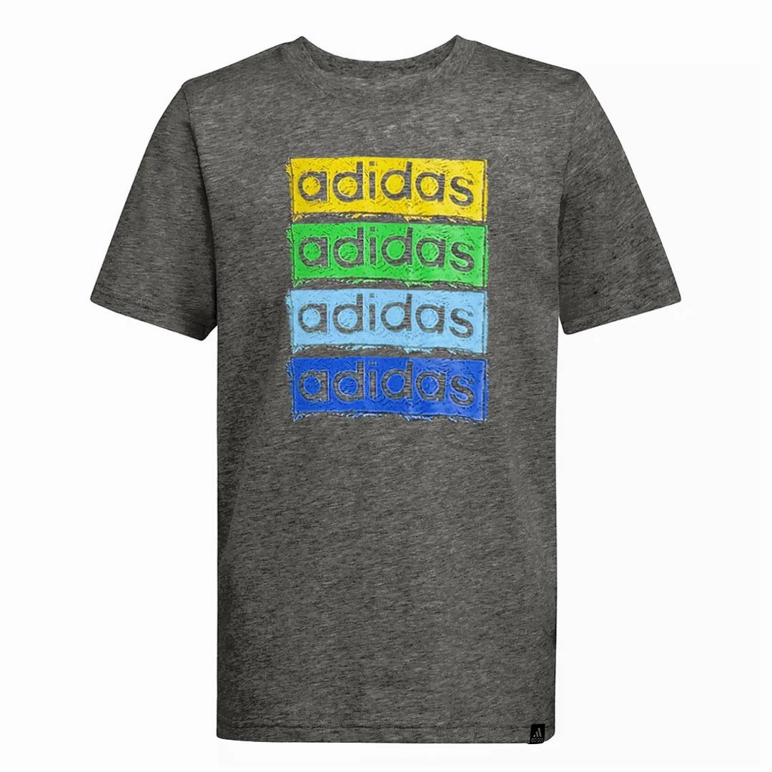 adidas - Kids' (Toddler) Sketchy Linear Short Sleeve T-Shirt (GA7908)