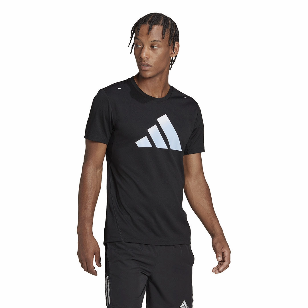 adidas - Men's Run Icons 3 Bar Logo T-Shirt (HR3243)