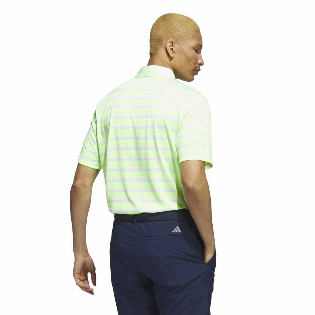 adidas - Men's Two-Color Striped Golf Polo (IU4333)
