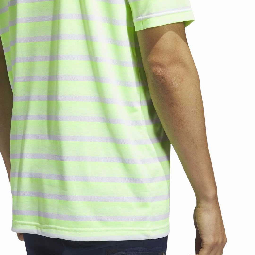 adidas - Men's Two-Color Striped Golf Polo (IU4333)