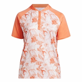 adidas - Women's Floral Golf Polo (Plus Size) (IA9129)