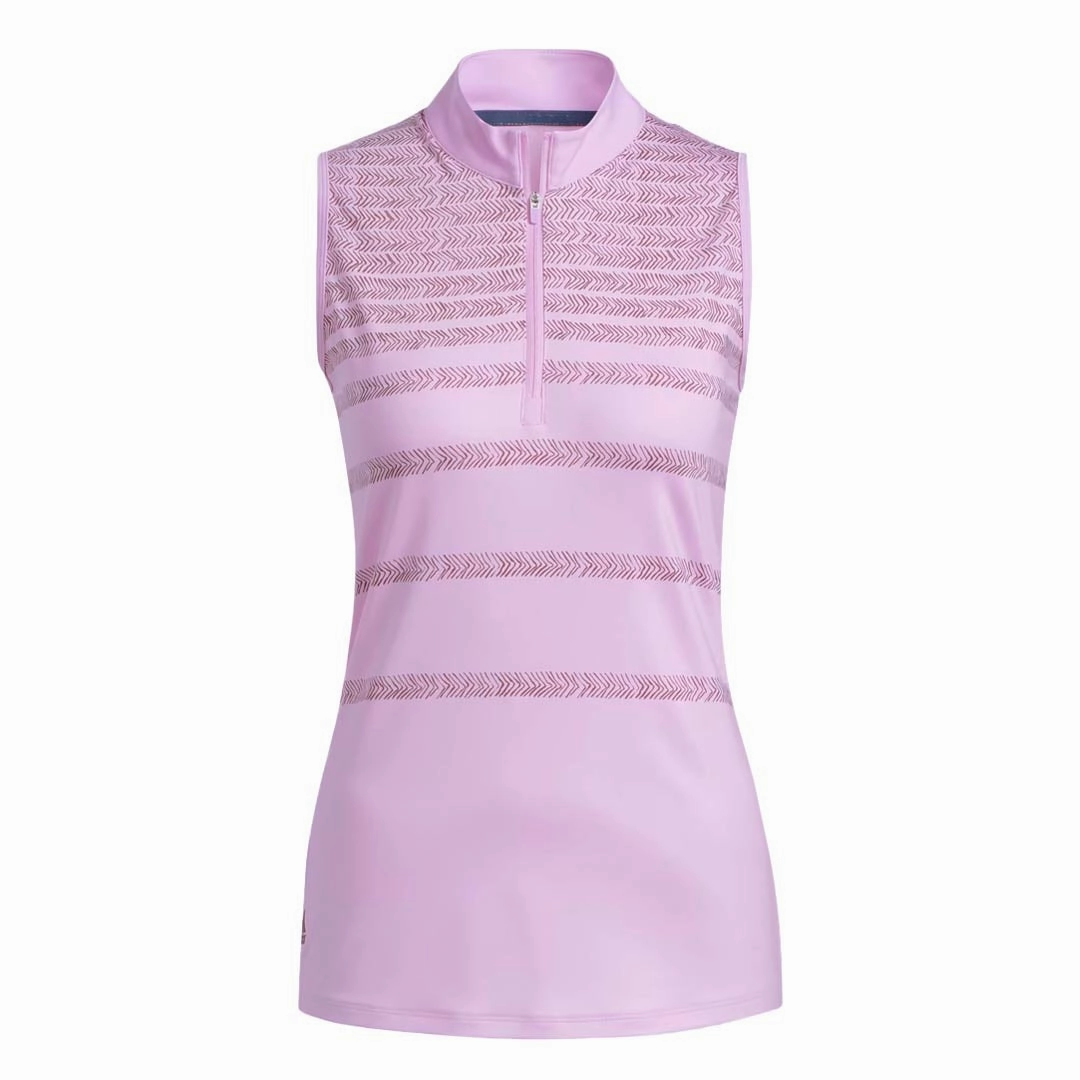 adidas - Women's Herringbone Stripe Sleeveless Polo (HG6961)