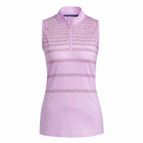 adidas - Women's Herringbone Stripe Sleeveless Polo (HG6961)