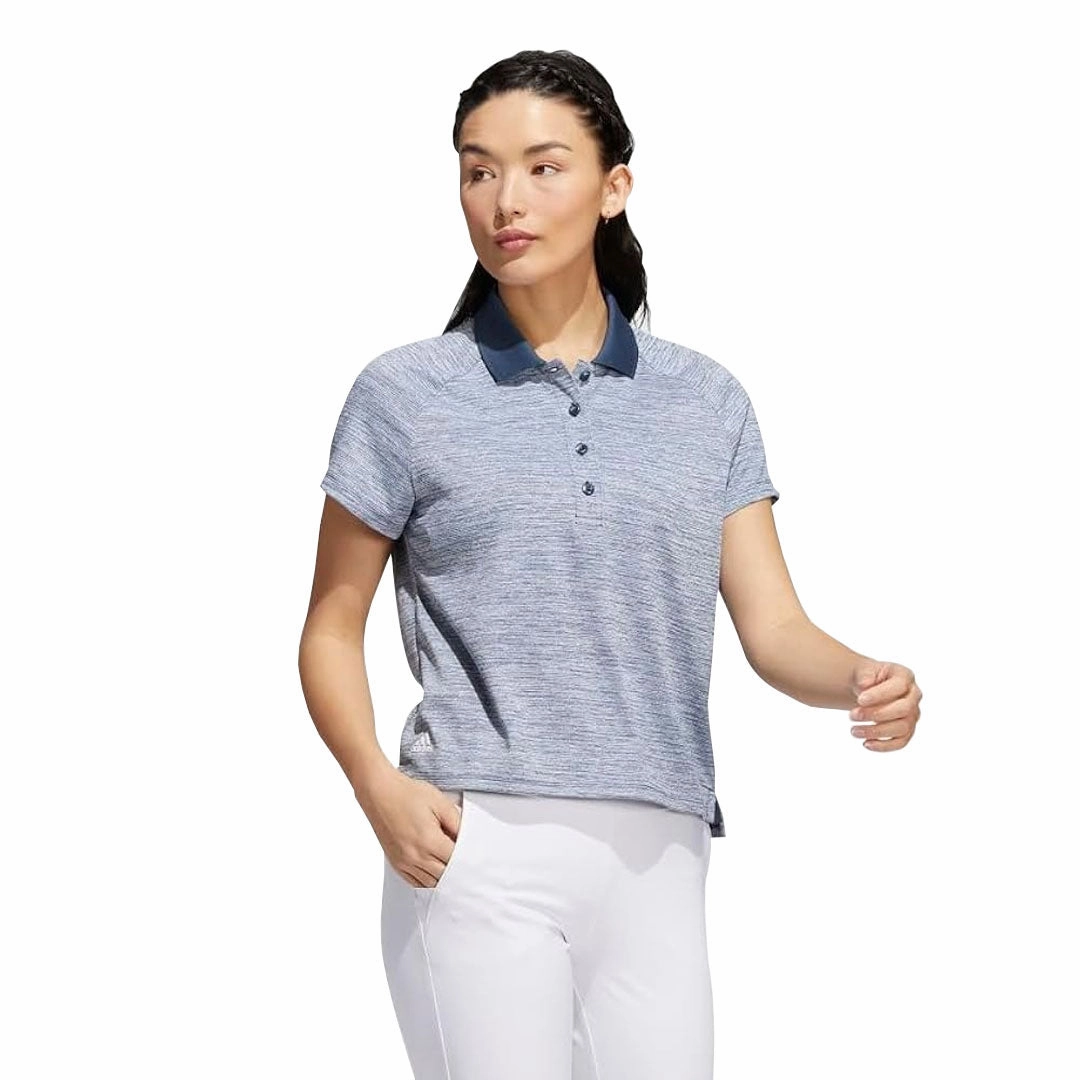adidas - Women's Melange Short Sleeve Polo (HI3985)
