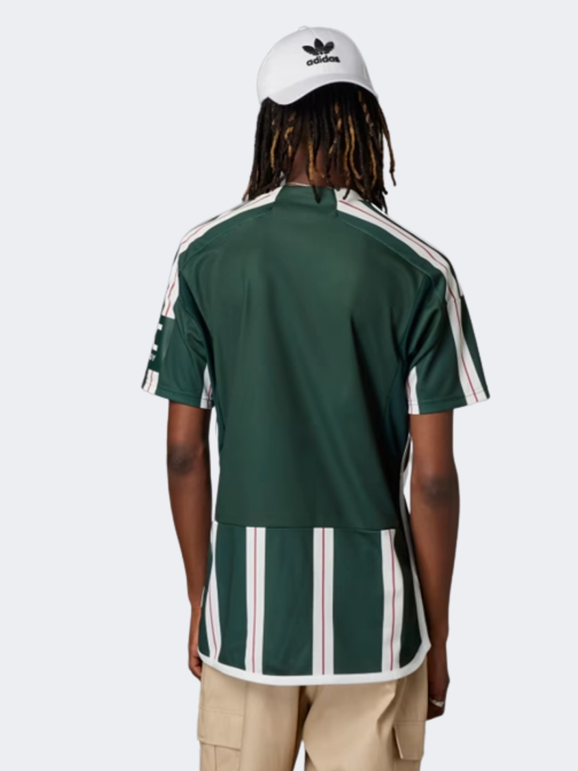 Adidas Mufc Away Men Football T-Shirt Green Night/White