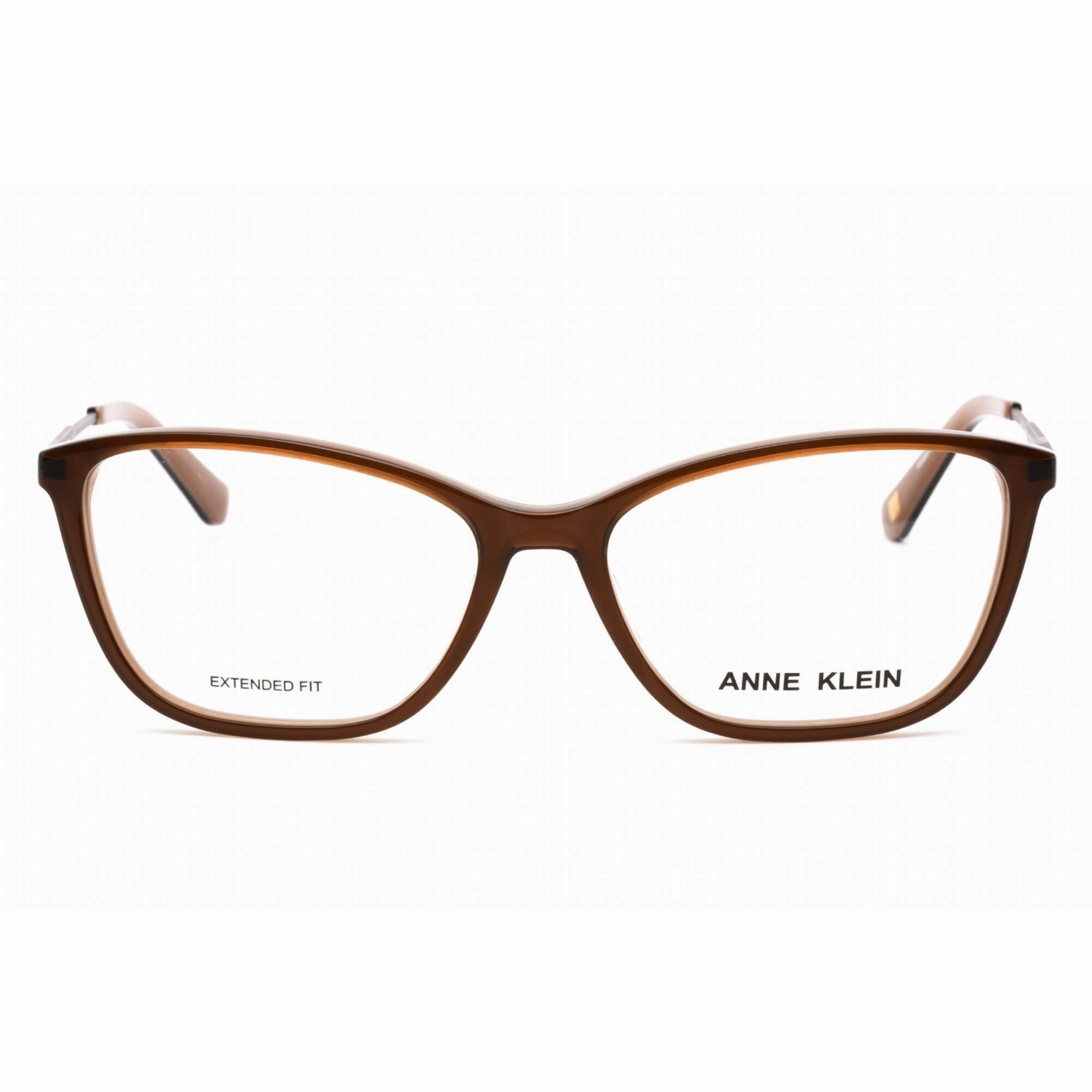 Anne Klein Men's Eyeglasses - Mocha Cat Eye Full Rim Plastic Frame | AK5080 200