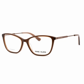 Anne Klein Men's Eyeglasses - Mocha Cat Eye Full Rim Plastic Frame | AK5080 200