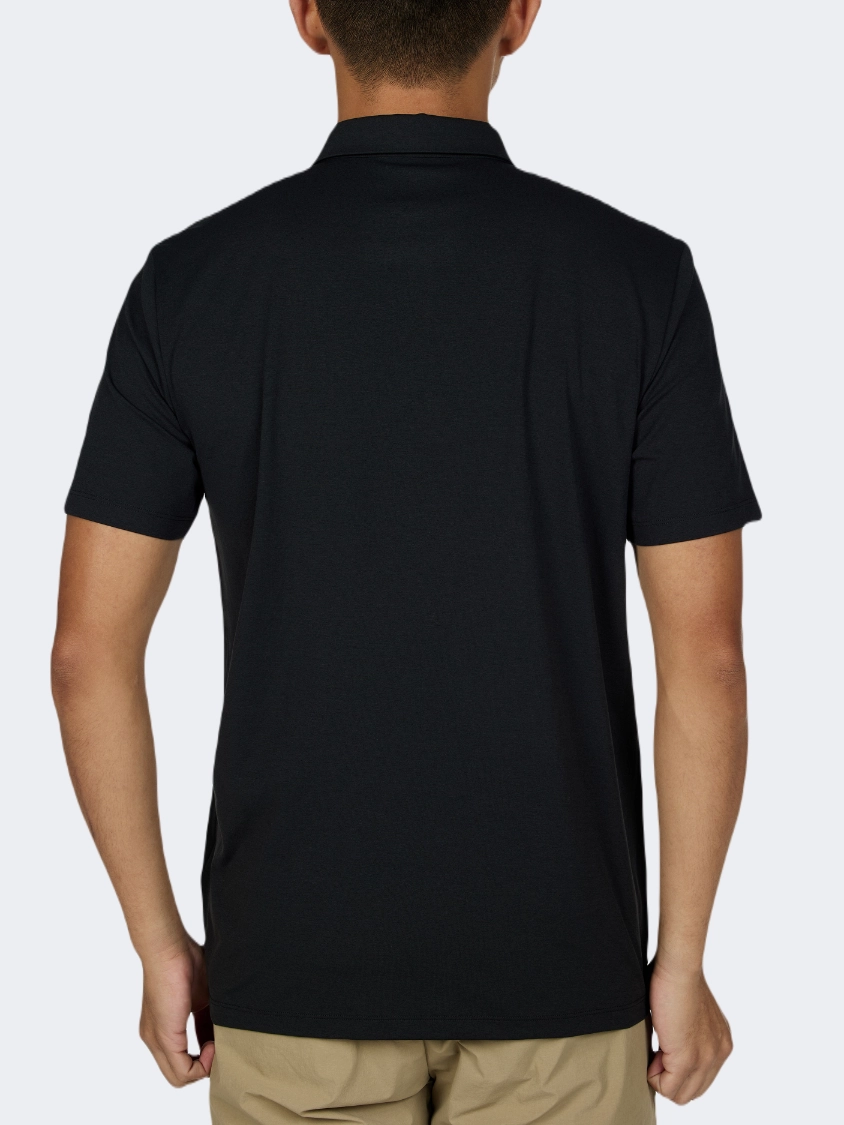 Anta Group Purchase Men Training Polo Short Sleeve Black