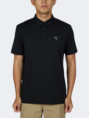 Anta Group Purchase Men Training Polo Short Sleeve Black