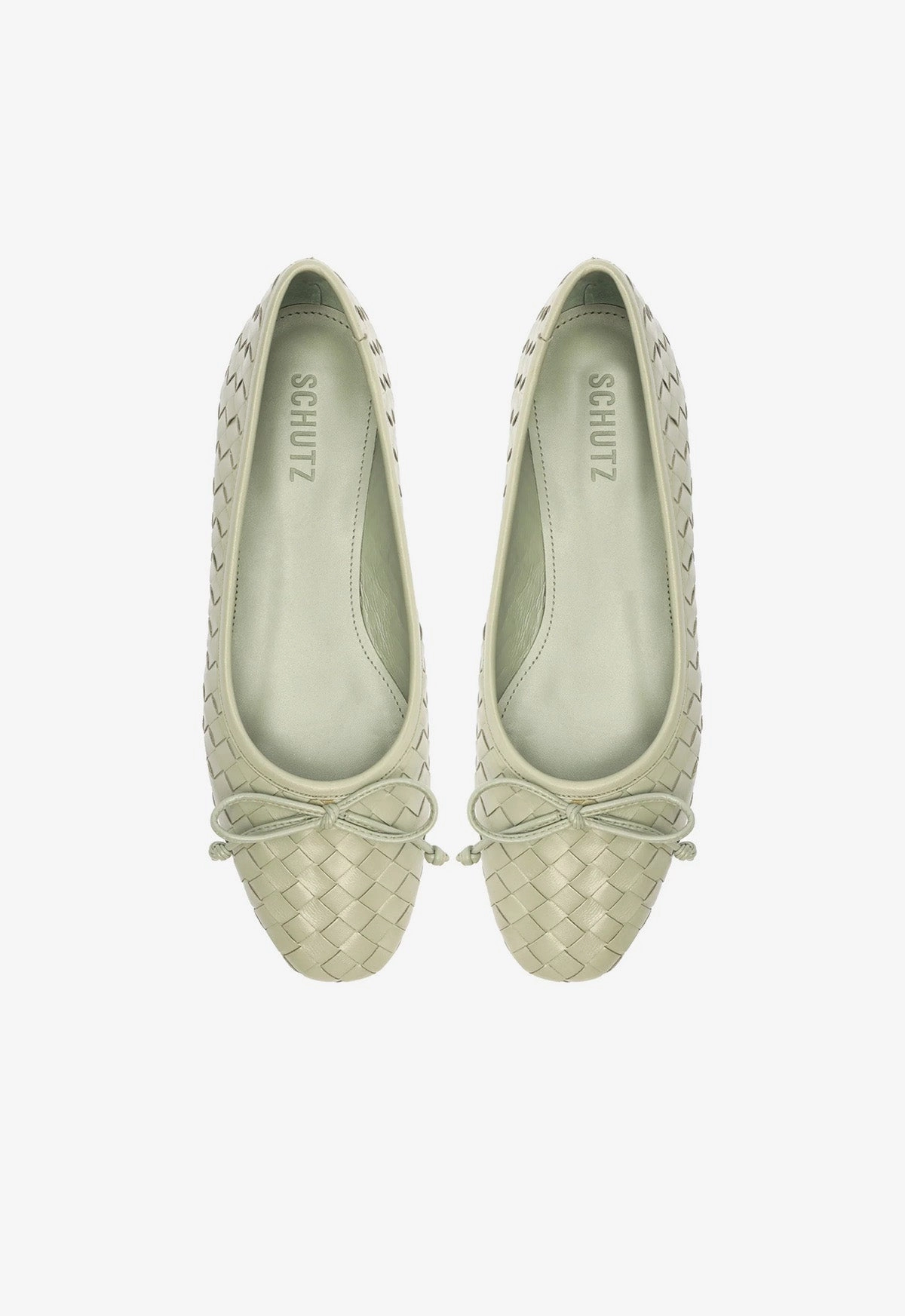 Arissa Woven Leather Flat