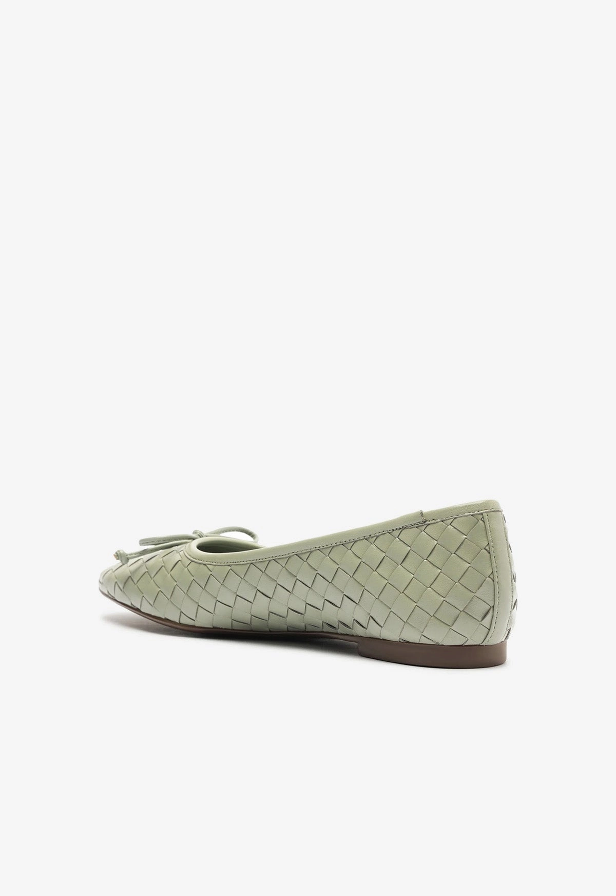 Arissa Woven Leather Flat