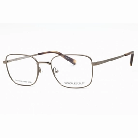 Banana Republic Men's Eyeglasses - Light Brown Square Full Rim Frame | BR 118 0TUI 00