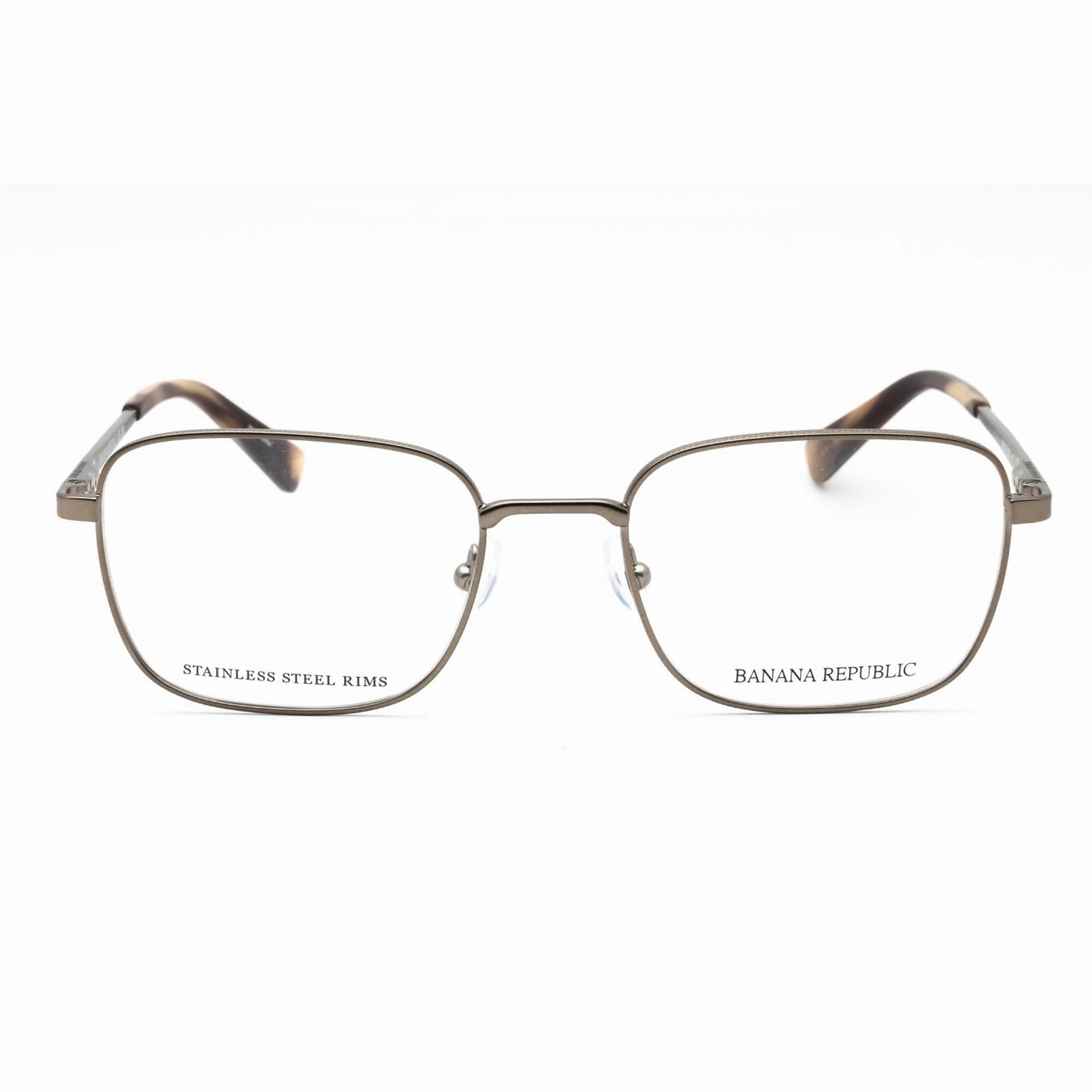 Banana Republic Men's Eyeglasses - Light Brown Square Full Rim Frame | BR 118 0TUI 00