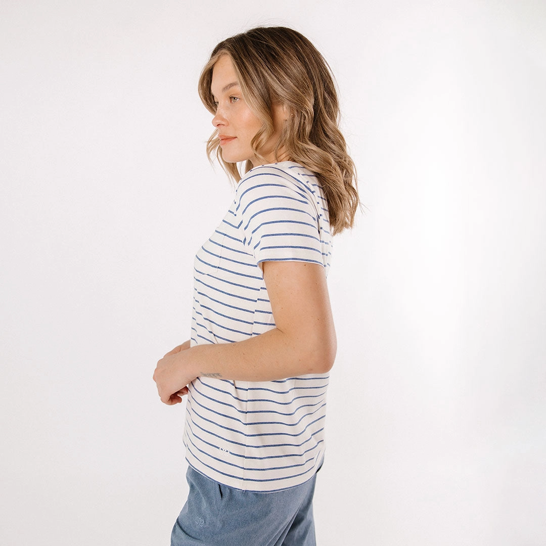 Basic Tee, Venice Stripe