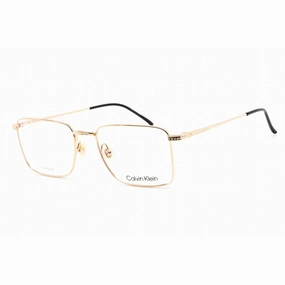 Calvin Klein Men's Eyeglasses - Gold Titanium Rectangular Shape Frame | CK22109T 717