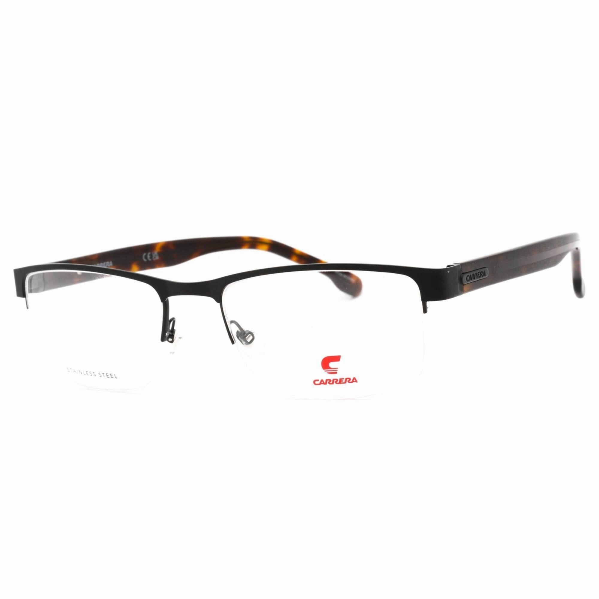 Carrera Men's Eyeglasses - Black Half Rim Rectangular Frame | CARRERA 8888 0807 00
