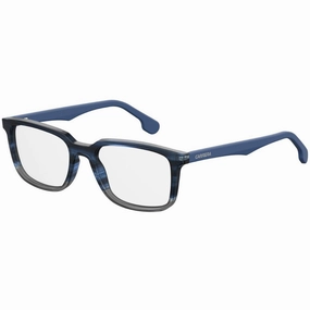 Carrera Men's Eyeglasses - Blue Havana Plastic Full Rim Square Frame | 5546/V 0IPR