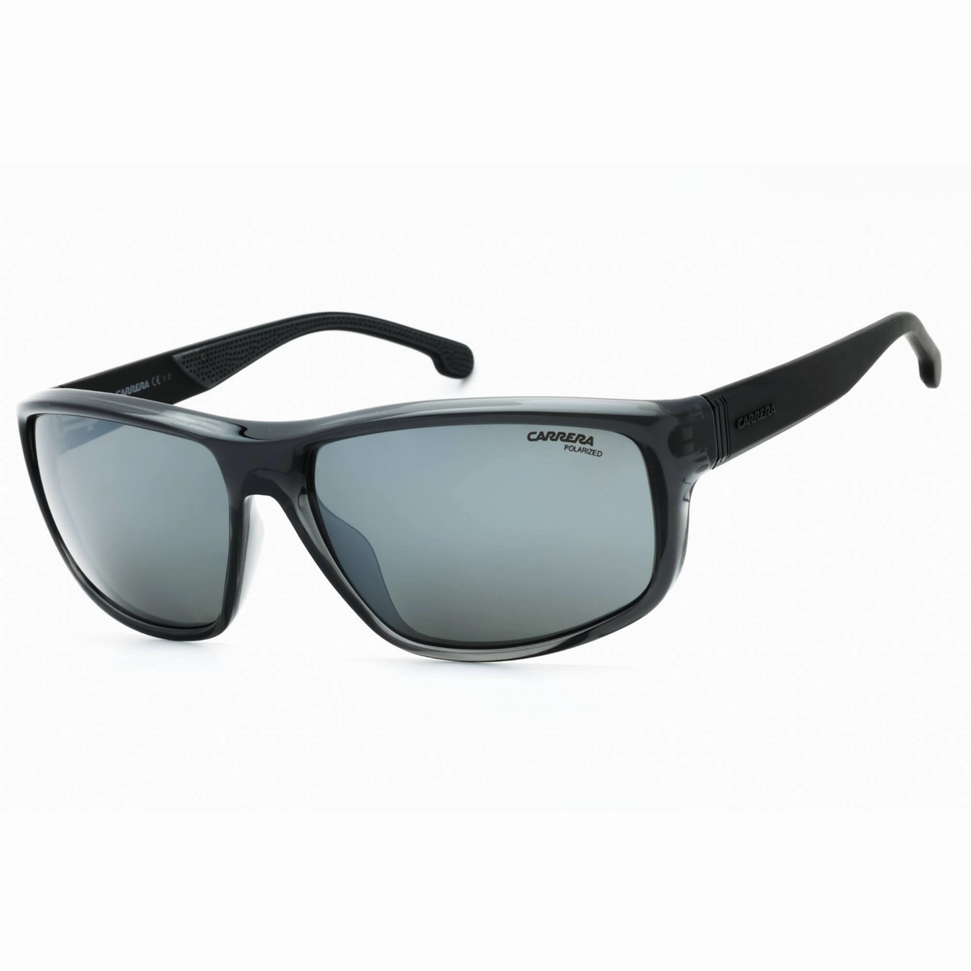 Carrera Men's Sunglasses - Grey Plastic Rectangular Full Rim Frame | 8038/S 0KB7 EX