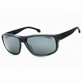 Carrera Men's Sunglasses - Grey Plastic Rectangular Full Rim Frame | 8038/S 0KB7 EX