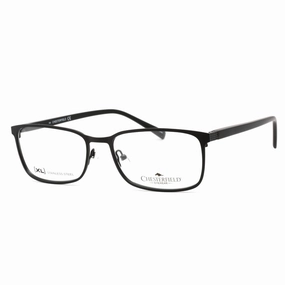 Chesterfield Men's Eyeglasses - Matte Black Metal Rectangular Frame | CH 71XL 0003 00