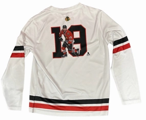 Chicago Blackhawks Youth Jonathan Toews Long Sleeve Dri-Fit Jersey/Shirt