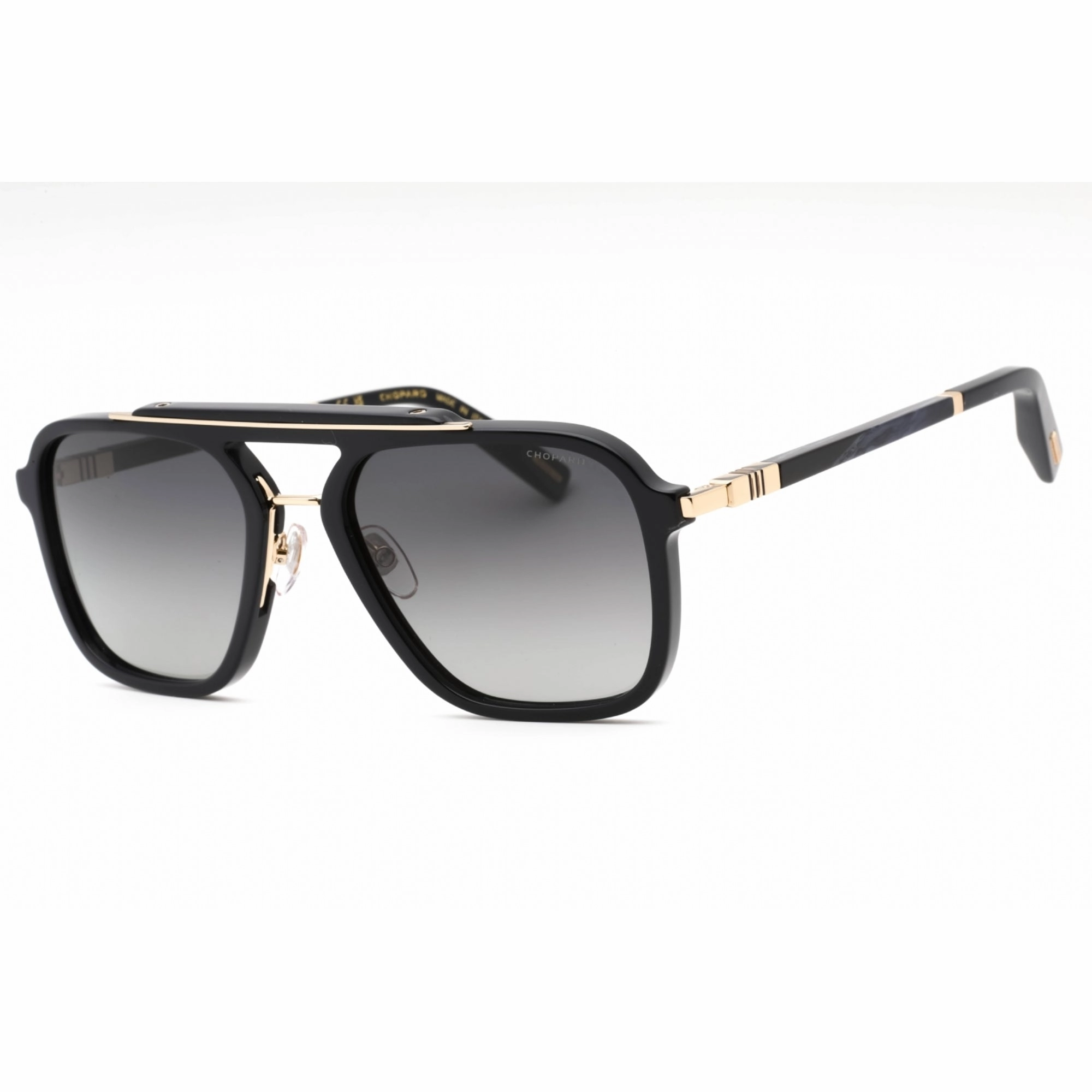 Chopard Men's Sunglasses - Dark Blue Plastic Pilot Shape Full Rim Frame | SCH291 821P