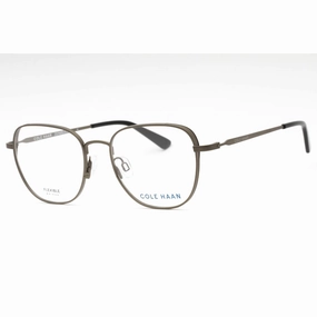 Cole Haan Men's Eyeglasses - Gunmetal Metal Square Shape Full Rim Frame | CH4503 033