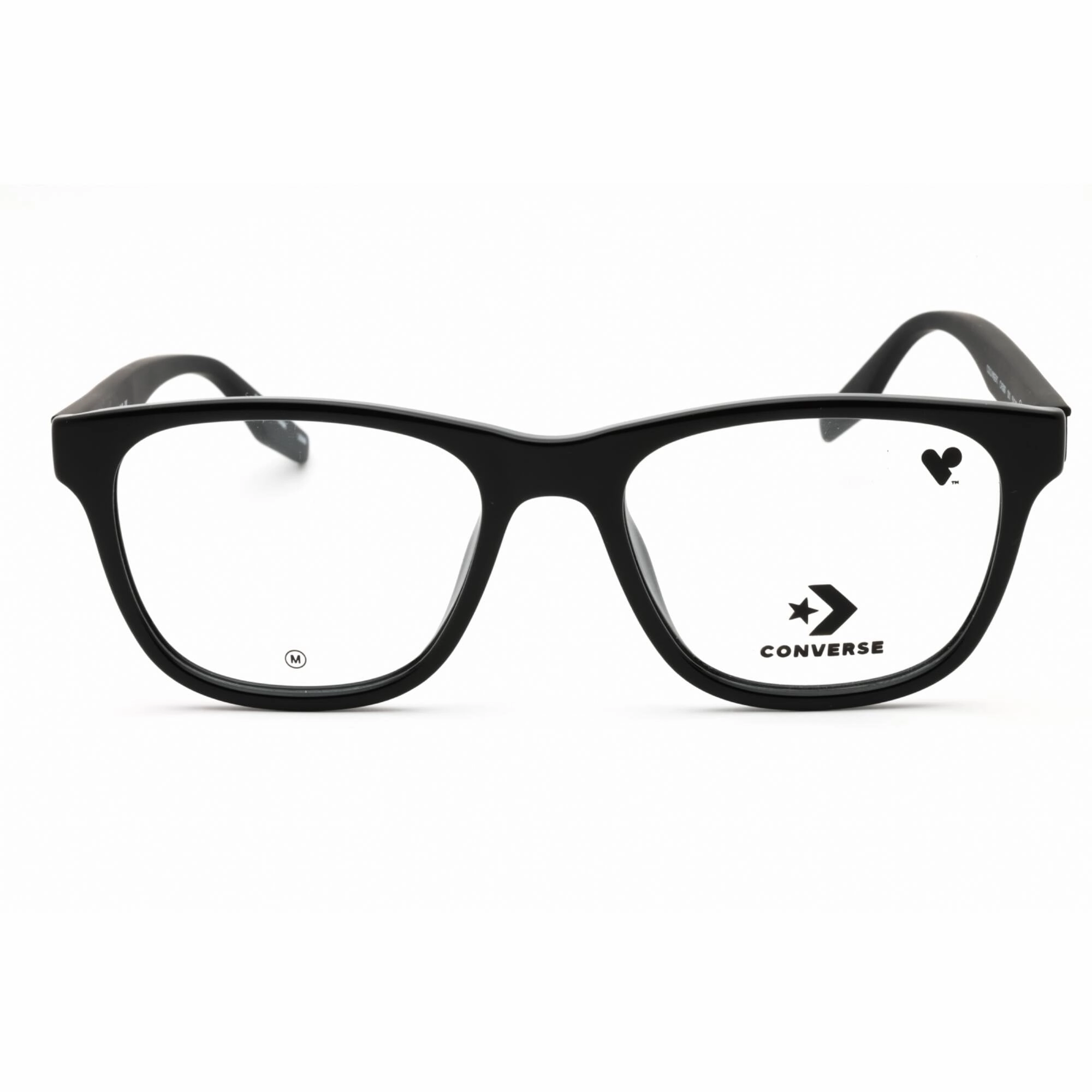 Converse Men's Eyeglasses - Black Injected Propionate Square Full Rim | CV5087 001