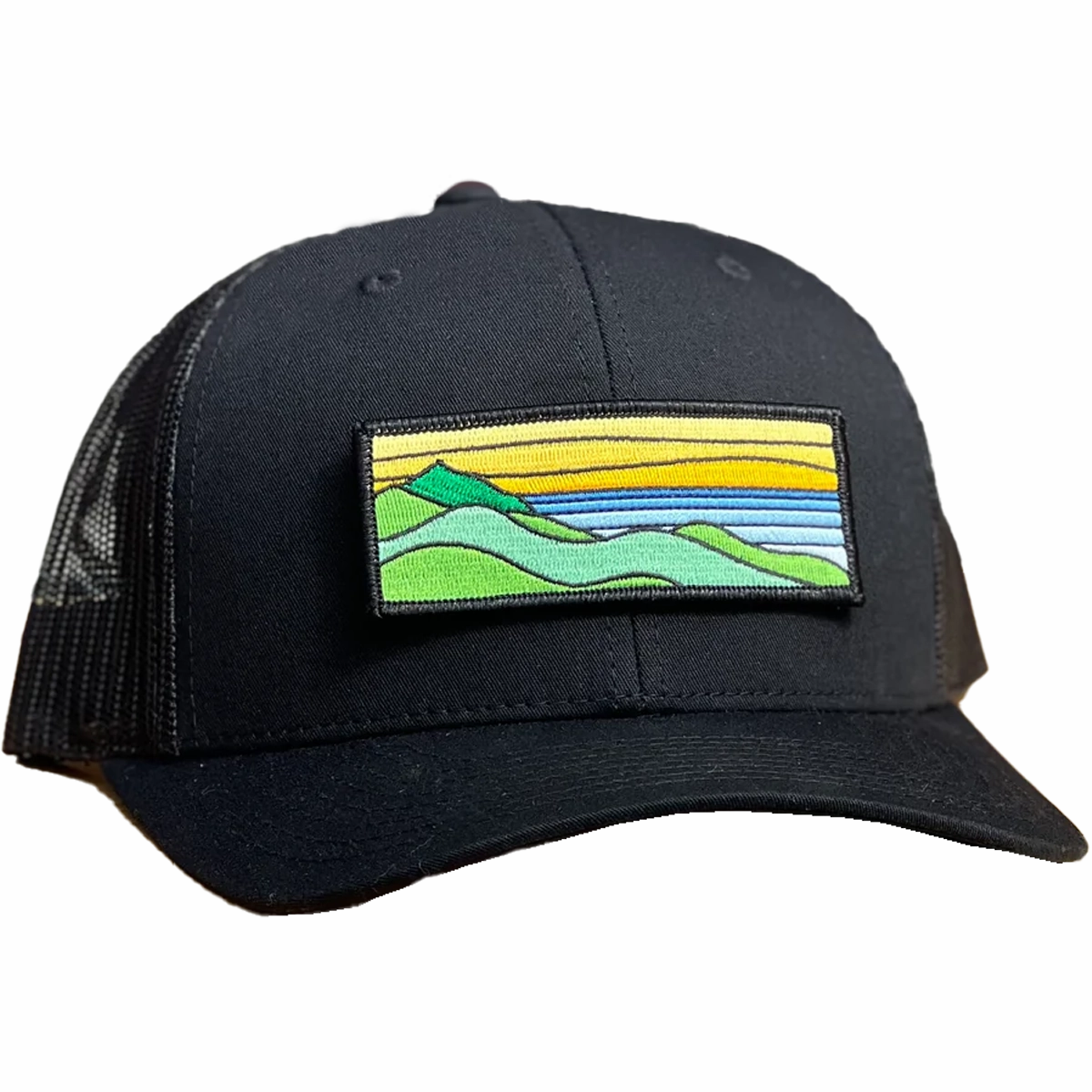 Curved Brim Trucker with Ridgecrest Patch