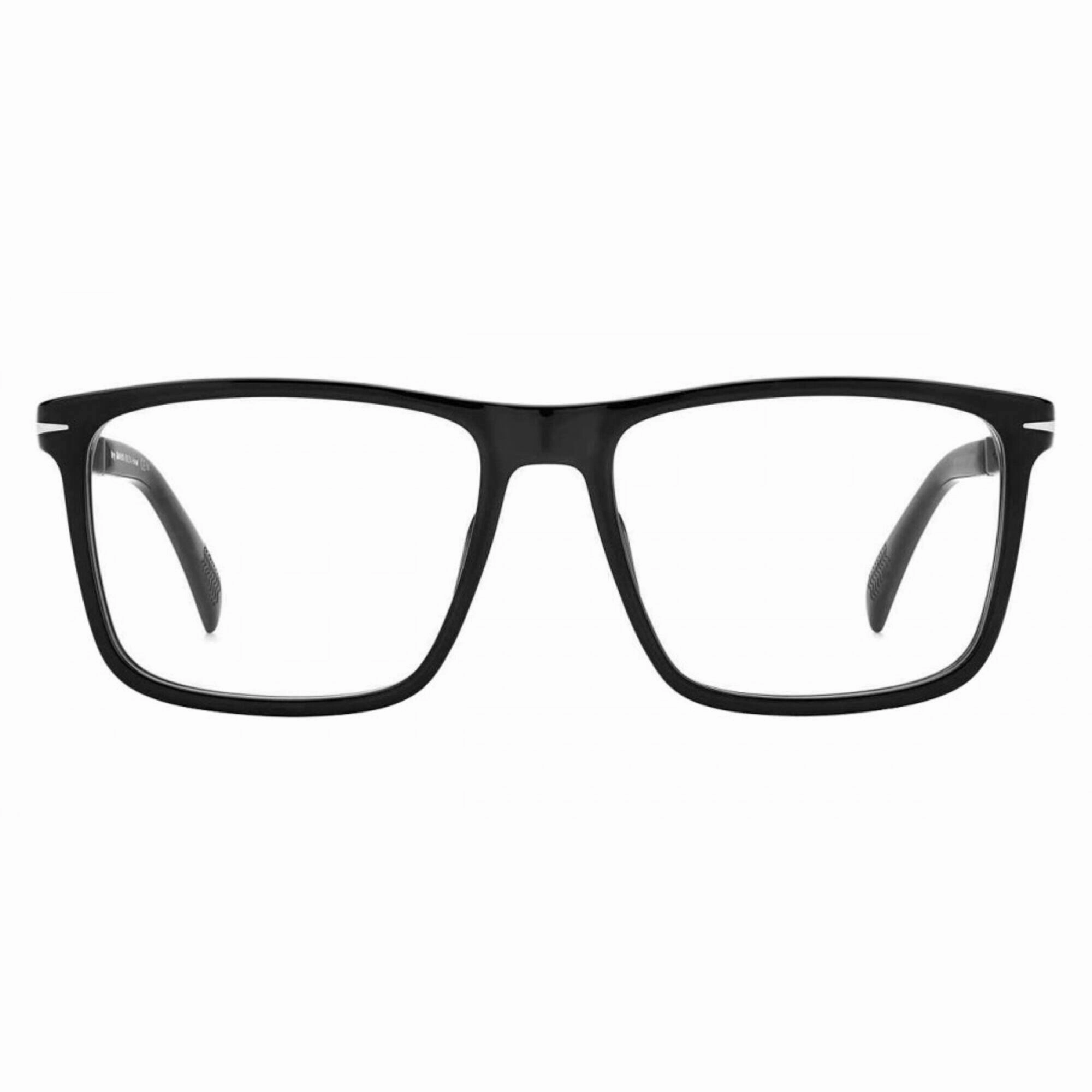 David Beckham Men's Eyeglasses - Matte Black/Silver Full Rim Frame | DB-1094 0SUB