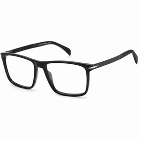 David Beckham Men's Eyeglasses - Matte Black/Silver Full Rim Frame | DB-1094 0SUB