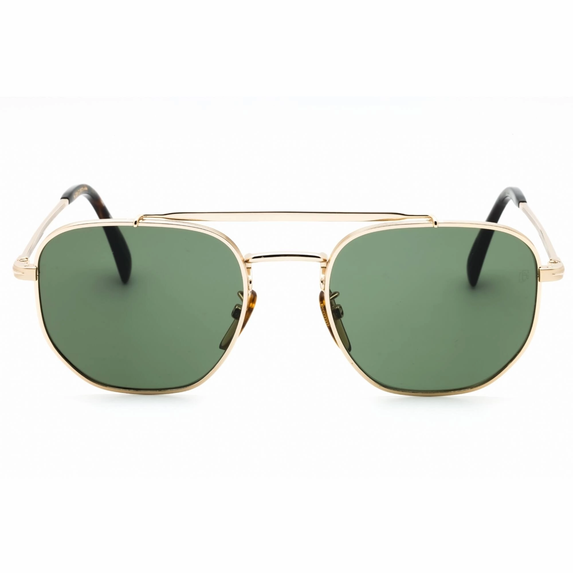 David Beckham Men's Sunglasses - Gold Metal Aviator Full Rim Frame | DB 1079/S 0J5G O7