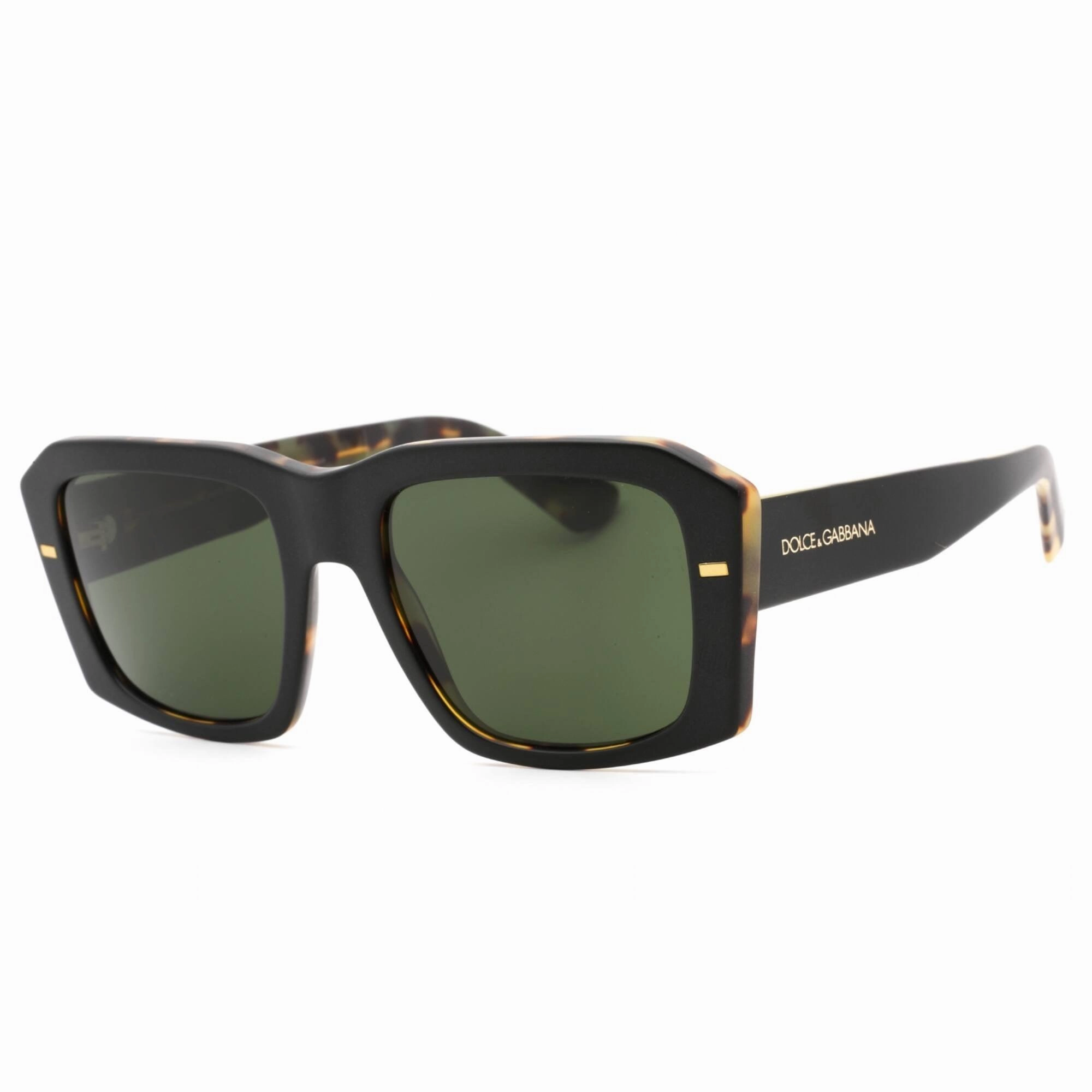 Dolce & Gabbana Men's Sunglasses - Matte Black On Yellow Tortoise | 0DG4430 340471