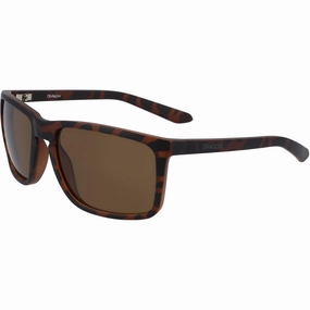 Dragon Men's Sunglasses - Matte Tortoise Plastic Rectangular Frame | DR MELEE XL 246