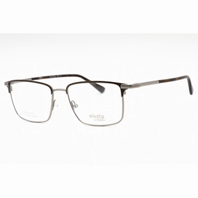 Elasta Men's Eyeglasses - Dark Brown Metal Rectangular Full Rim Frame | E 7248 0R0Z 00