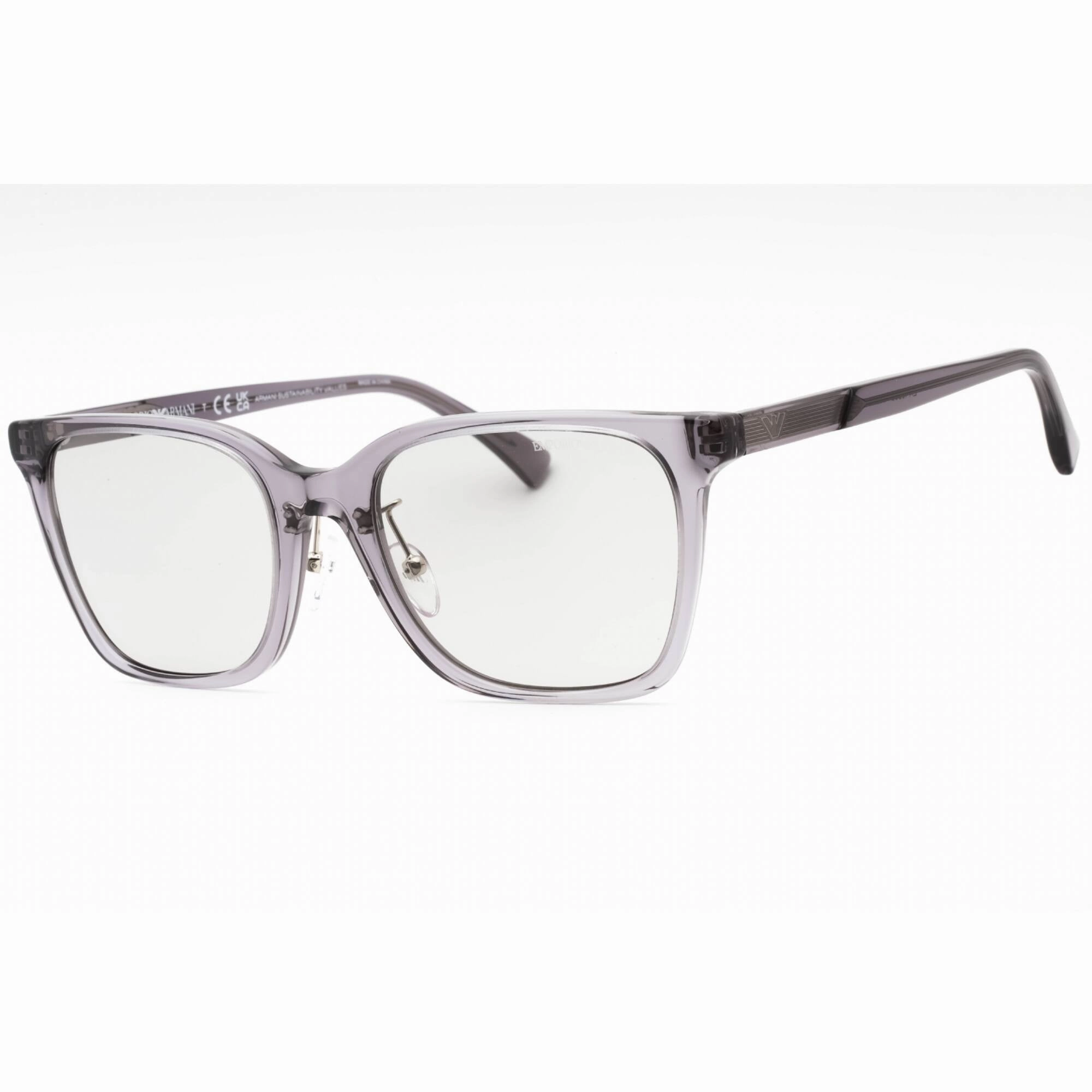 Emporio Armani Men's Eyeglasses - Glossy Transparent Grey Frame | 0EA4226D 502987