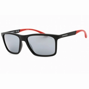 Emporio Armani Men's Sunglasses - Matte Black Rectangular Shape Frame | 0EA4170 50426G
