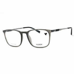 Flexon Men's Eyeglasses - Grey Crystal Full Rim Rectangular Frame | FLEXON EP8017 057