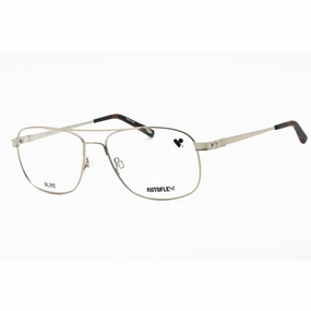Flexon Men's Eyeglasses - Light Gold Metal Full Rim Frame | Autoflex Desperado 710