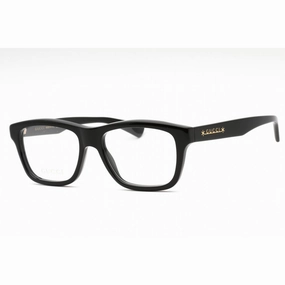 Gucci Men's Eyeglasses - Black Plastic Rectangular Shape Full Rim Frame | GG1177O 001