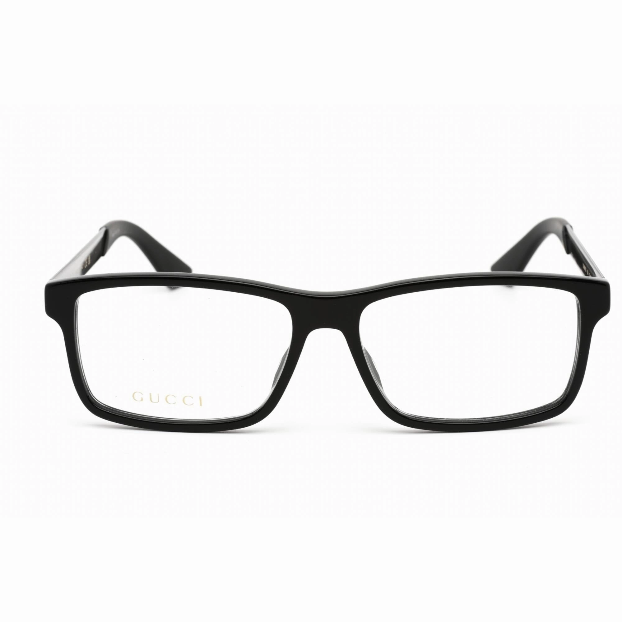 Gucci Men's Eyeglasses - Black Rectangular Full Rim Frame Clear Lens | GG0692O 004