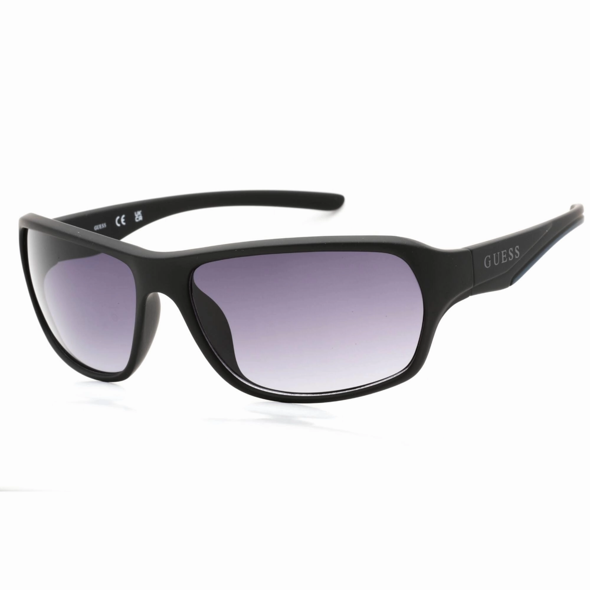 Guess Factory Men's Sunglasses - Matte Black Full Rim Rectangular Frame | GF0209 02B