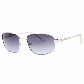 Guess Factory Men's Sunglasses - Shiny Light Nickeltin Rectangular Frame | GF5103 10W