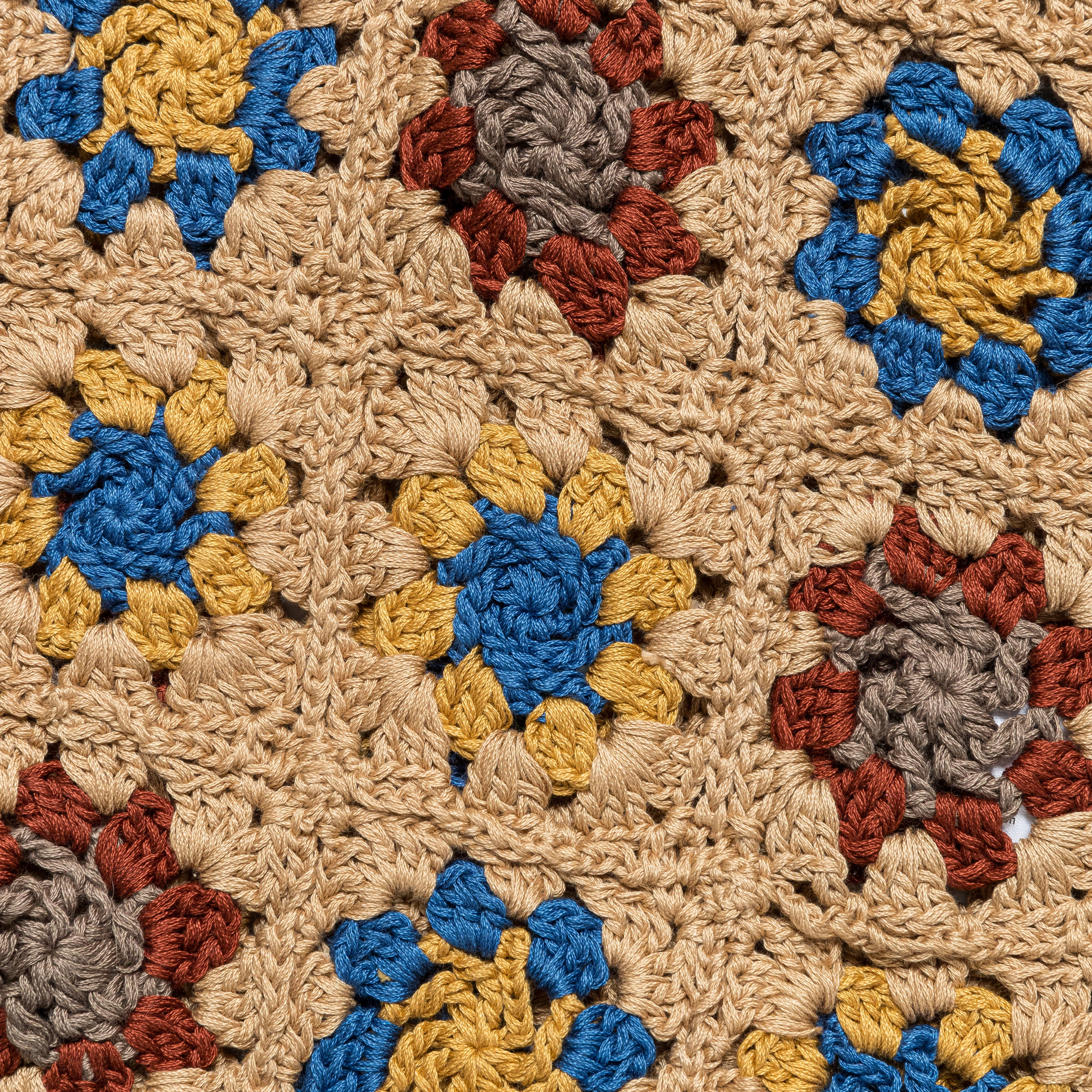 Hand Crochet Pima Cardigan - Natural