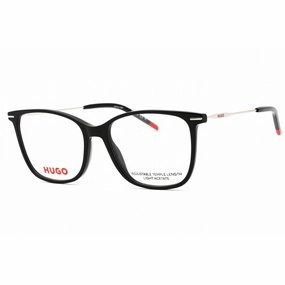 Hugo Men's Eyeglasses - Black Plastic Cat Eye Full Rim Frame | HG 1214 0807 00