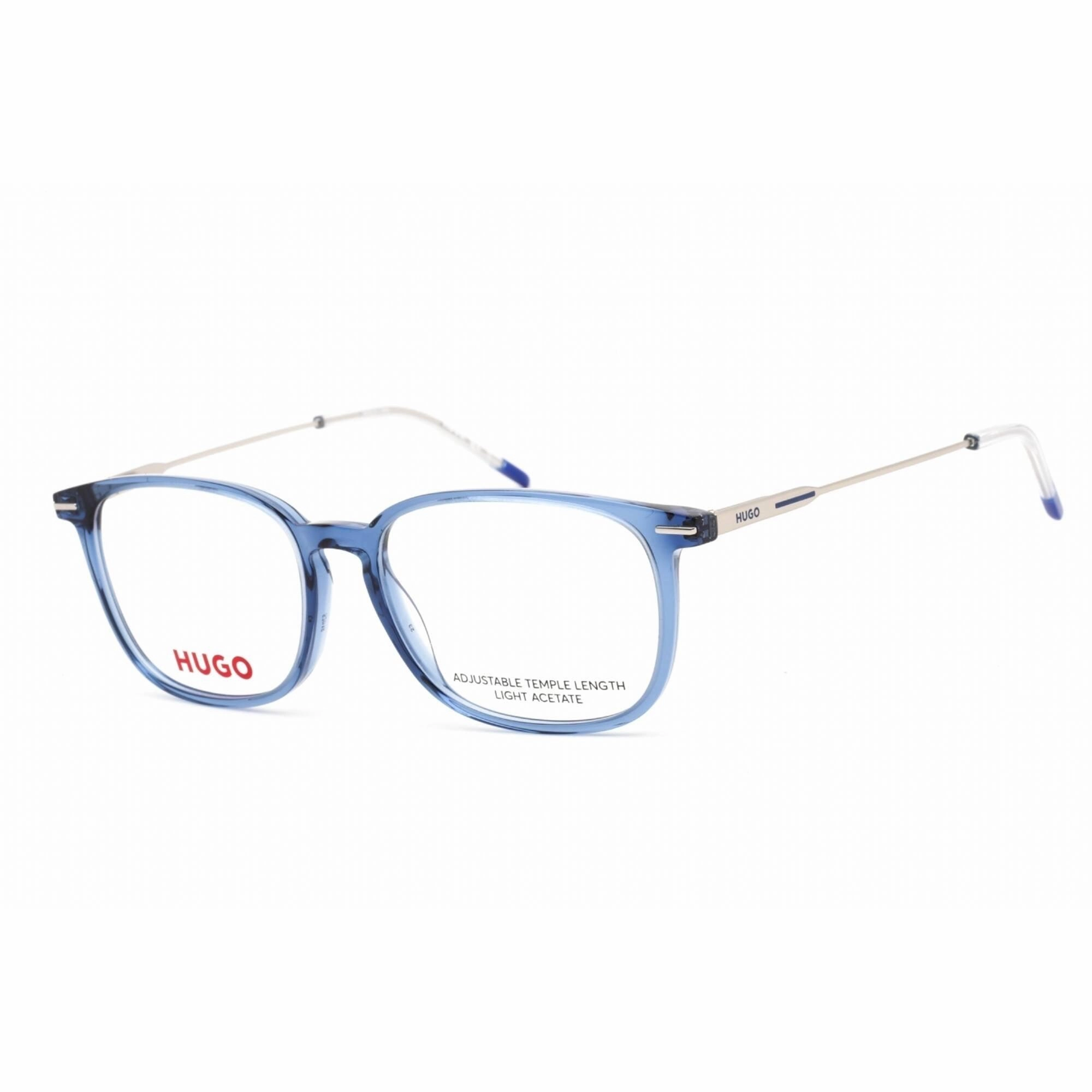Hugo Men's Eyeglasses - Full Rim Rectangular Blue Plastic Frame | HG 1205 0PJP 00